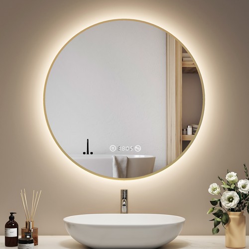 Emke round led bathroom - round,