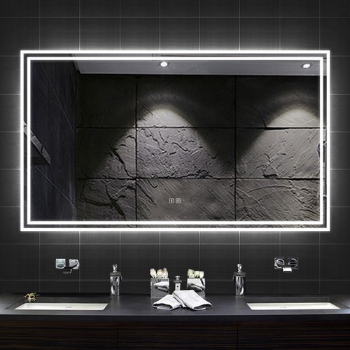 Led bathroom mirror with - mirror,