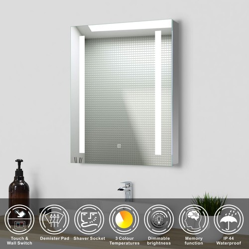 Bathroom mirror cabinet with - bathroom,