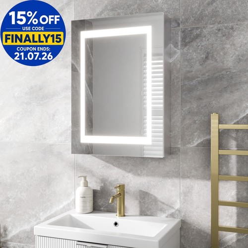 Bathroom led mirror - bathroom, cabinet