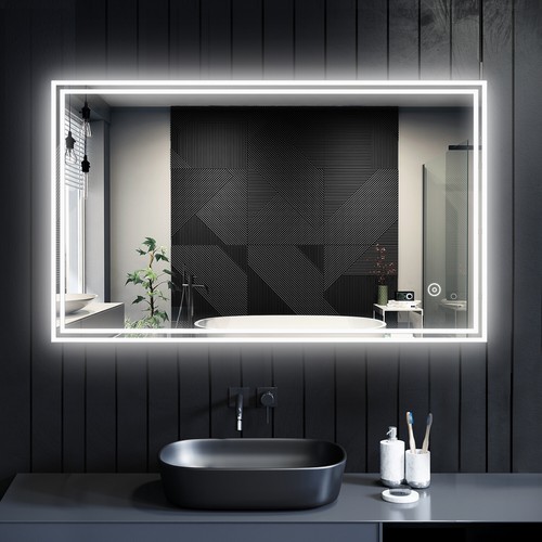 Bathroom led mirror with - led,