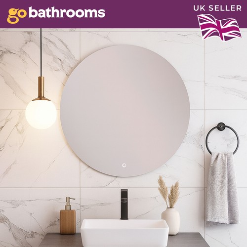 Round led bathroom mirror with - led,