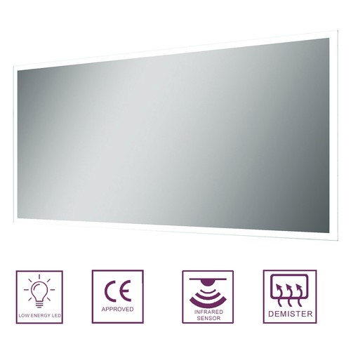 Bathroom mirror with lights - with,