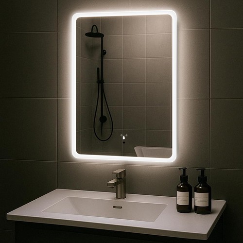 Led bathroom mirror 20x28 in - bathroom,