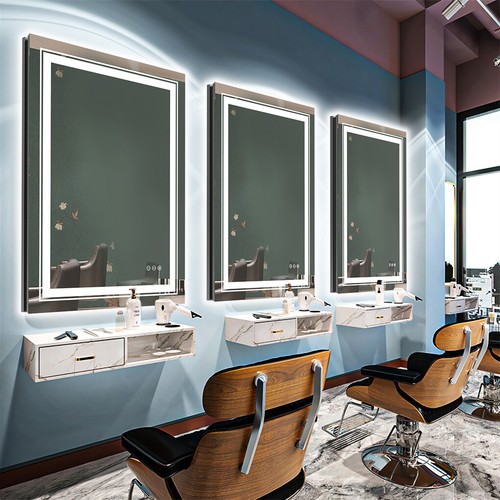Led bathroom wall mirror - bathroom,