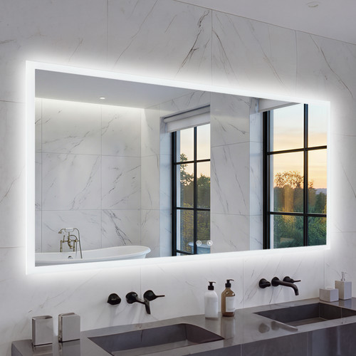 Large led bathroom wall - led, vanity